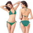 thumbnail image 1 of Traje de baño BIKINI con almohadilla para el pecho Traje de baño BIKINI Color sólido Traje de baño clásico, 1 of 5