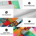 thumbnail image 6 of Colorful Oil Painted Outdoor Rug for Patio/Deck/Porch, Non-Slip Large Area Rug 5 x 8 Ft, Modern Abstract Art Vintage Indoor Outdoor Rugs Washable Area Rugs, Reversible Camping Rug Carpet Runner, 6 of 8