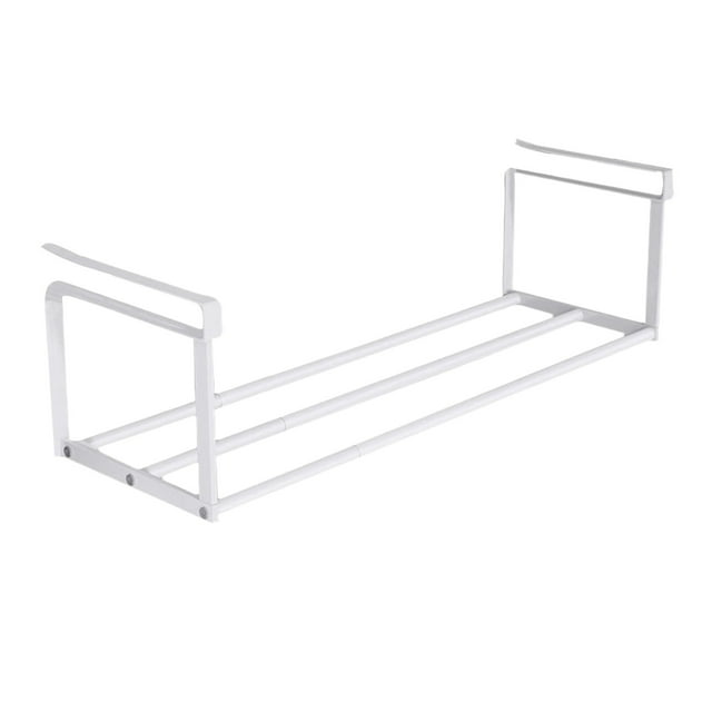 Ohufall Retractable Shoe Rack Organizer Space Saving Hanging Basket Shelf For Kitchen And Cabinet Storage