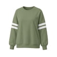 thumbnail image 7 of Staron Fall Winter Sweaters for Women Cozy Oversized Knit Pullover Round Neck Long Sleeve Loose Comfy Casual Basic Fashion Tops Army Green L, 7 of 7