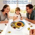 thumbnail image 4 of Tong DIY Acrylic Puzzle Window – Sunflower Theme – Create A Dreamy Light And Shadow For Your Home (20cm/7.4inch), 4 of 6