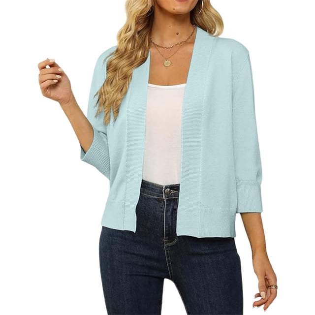 WANPIDAN Womens Cardigan V Cardigan Women Sweaters for Fall And Winter Tan Open Sweater Sleep Cardigan Sheer Cardigan Massage Sweater Open Knit Tops for Women Womens plus Size Sweaters Warm Cardigans