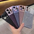 thumbnail image 5 of Compatible with iPhone 15 Plus Bling Case Sparkling Glitter Metal Wire Drawing Glossy Slim Thin Lightweight Fashion Lens Protection Shockproof Cover for Women Girls, 5 of 13