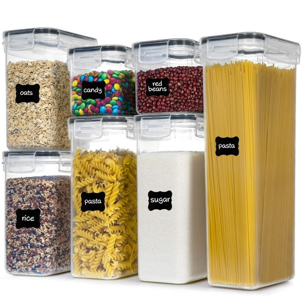 Recipientes de almacenamiento de alimentos PANTRYSTAR herméticos, 7 unidades, sin BPA