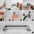 thumbnail image 5 of 2 Pack Shower Grab Rail,stainless Steel Bathroom Grab Bar, Grab Bars Elderly For Bathroom, 5 of 5