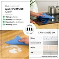 thumbnail image 2 of HTOOQ Lot de 10 Torchons Suédois de Couleurs Assorties Réutilisables Compostables en Éponge de Cellulose Suédoise pour Cuisine Lot de 10 Couleurs Assorties Lot de 10, 2 of 7