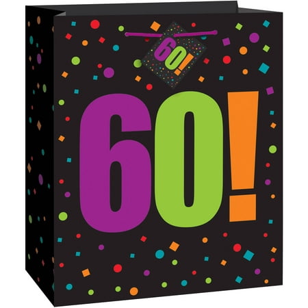 Birthday  Cheer 60th  Birthday  Gift Bag Walmart  com