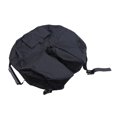 thumbnail image 3 of Sac de Poids Portable Extérieur Noir pour Camping Fête à la Plage Base de Parasol Sacs Vides Rond Patio Pare-Soleil Base Gravité, 3 of 5