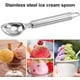 thumbnail image 4 of Cuchara para helado Cuchara para helado de acero inoxidable Cuchara para cavar Cuchara para helado Cuchara para postre Cuchara con mango redondo Cocina creativa, 4 of 5