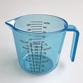 thumbnail image 4 of Vaso medidor de plástico de 600 ml con escala Vaso medidor transparente de 600 ml Herramientas para hornear, 4 of 5