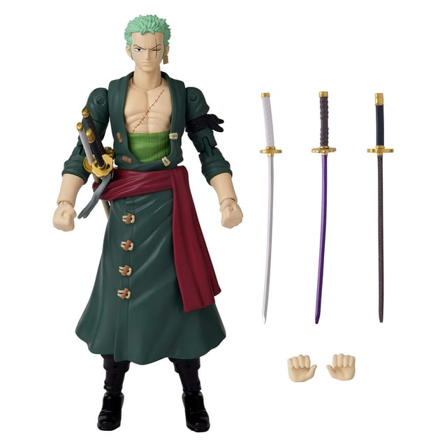 Figura de acción Bandai America ANIME HEROES One Piece Zoro