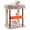 Muchroom-18.9 inches, variant on Cat Tree 18.9 Inches Smoky Gray Indoor Kitten Tower with Bed