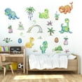thumbnail image 5 of Vikakiooze Home Decor , Color Dinosaur Pattern Removable Wall Sticker Bedroom Living Room Decoration, 5 of 7