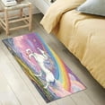 thumbnail image 5 of Unicorn Kitchen Mat Soft and Absorbent Bath Mats for Bathroom Non Slip Quick Dry Shaggy Bath Carpet Machine Wash for Kitchen Bathroom Shower 39x20 in Home Decor, 5 of 7