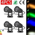thumbnail image 2 of Led Césped Jardín Luz De Inundación Patio Patio Camino Proyector Lámpara Con Base Impermeable Verde Ac 85-265V 3 * 3W Advancent HA024564-00, 2 of 7