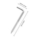 thumbnail image 2 of FOMIYES 20Ud L Tornillo De Acero Galvanizado Plateado Para Colgar Cuadros Y Llaves, 2 of 6