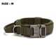 thumbnail image 2 of Collar de perro táctico para perros medianos grandes, collares de perro resistentes con asa y metal, 2 of 5