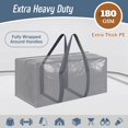 thumbnail image 2 of Bolsas de mudanza FYGRIP extra resistentes, grandes, paquete de 12, color gris, 2 of 7