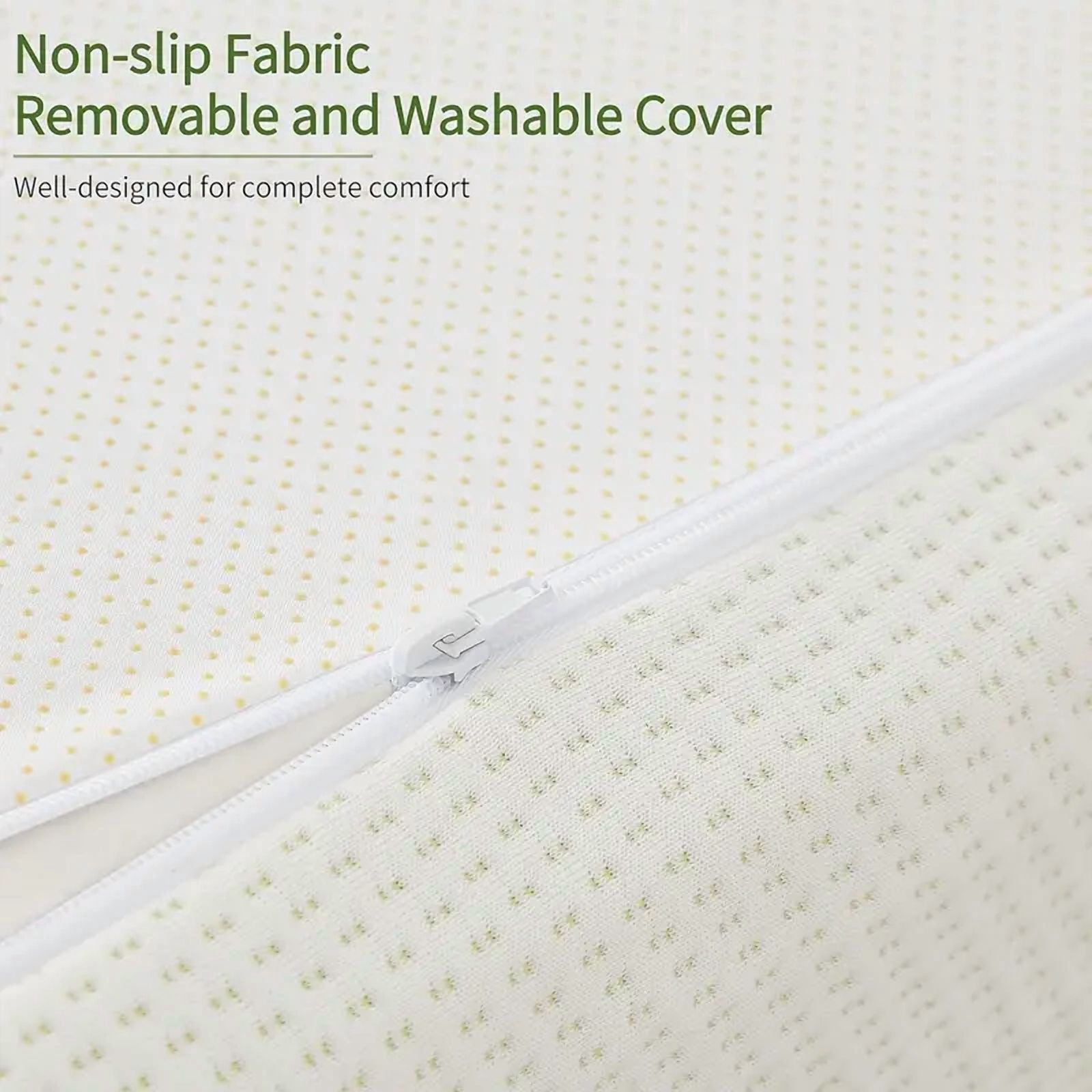 5 Inch Green Tea Memory Foam Mattress , TwinXL, Fiberglass free, Medium Firm Feel, Zoned Pressure Relief, Certified Safe Foams & Fabric, Mattress in A Box