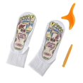 thumbnail image 1 of Unisex Foot Massage Reflexology Socks for Stimulate Pressure Point Ease Tiredness Perfect, 1 of 5