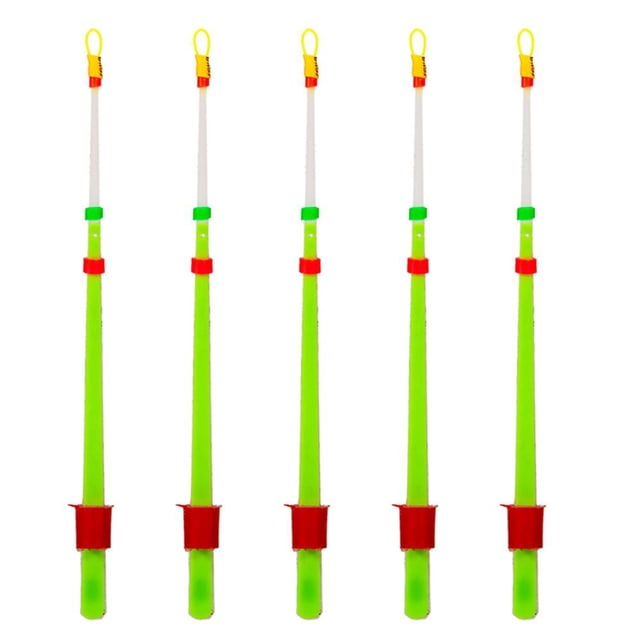 Pesca Caña de pescar en hielo de invierno 5 uds. varillas de extensión con indicador de Bobber de punta superior Hugtrwg Para estrenar