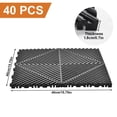 thumbnail image 2 of Big Floors RaceDeck Garage Floor Tiles, Interlocking Garage Flooring, Free-Flow Self-Draining Non-Slip Heavy-Duty Copolymer, Easy Install (Graphite, 40 Pack of 15 x 15" Tiles), 2 of 9