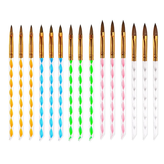 Pincel para uñas, portalápices acrílico, pincel para diseño de uñas, bolígrafo para pintar y dibujar