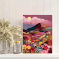 thumbnail image 2 of UXIEQU Colorful Mountain Floral Landscape Canvas Wall Art 15.75x11.81 Inches, 2 of 8