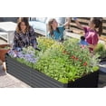 thumbnail image 6 of Domi Galvanized Raised Garden Bed ,Large Metal Planter Box for Growing Vegetables, Fruits, and Flowers Outdoors, Gray, 8x4x1.5ft, 6 of 7