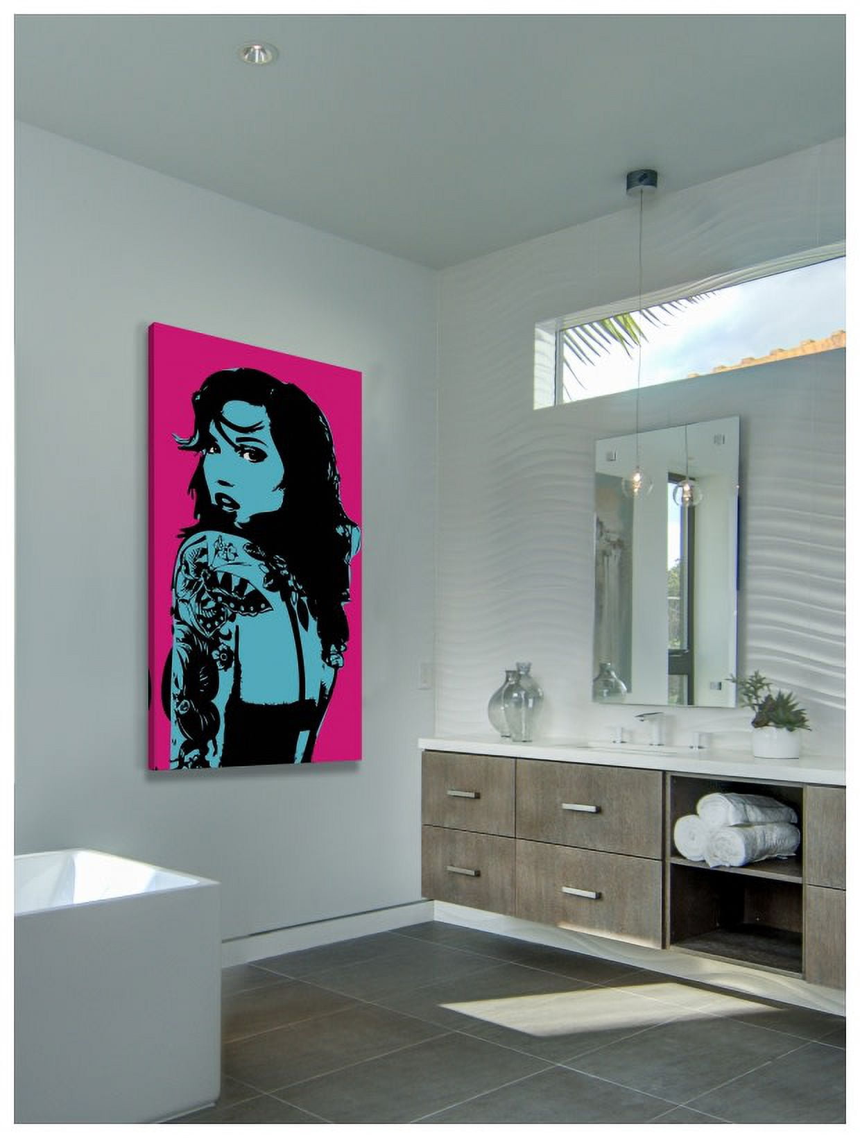 Marmont Hill Inc Marmont Hill - Girl 1 Print on Canvas