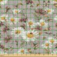 thumbnail image 2 of Ambesonne Springtime Boho Fabric by the Yard Upholstery, Nature Tones Dreamy, 3 Yards, Apricot and Dried Rose, 2 of 5