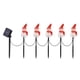 thumbnail image 5 of Luces navideñas para caminos Strade Fareast Limited decoración navideña alimentadas por energía solar al rojo, 5 of 8