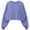 Purple, variant on Skpblutn Oversized Sweatshirt for Women Tops Crew Neck Pullover Short Crop Top Winter Fall Long Sleeve Round Neckline Casual Sweatshirts