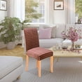 thumbnail image 3 of COM1950s Stretch Dining Chair Covers,One Piece Elastic Slipcover for Home and Hotel Use,Fits Chairs with Back Height 16.9 To 18.9 Inches,Easy Fit Protective Cover, 3 of 8