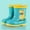 Green, variant on Caywon Everyday Delights Rain Boots PVC Rain Boots-Waterproof Easy-On Boots Outdoor Home Rubber Shoes with Easy on Handles(1-13Years)