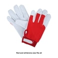 thumbnail image 2 of Guardurnaity Muñequera elástica para soldar Textura suave No es fácil de despegar Tejido transpirable Amplia aplicación Antiestático guantes y mitones Rojo Promedio, 2 of 6