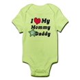 thumbnail image 1 of CafePress - I Love My Mommy And Daddy Infant Creeper - Baby Light Bodysuit, 1 of 1