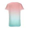 thumbnail image 5 of XuJwPNcy Women's T-Shirts Dressy Tunic Tops Short Sleeve Tie Dye Print Blouses V Neck Summer Cute Clothes, 5 of 5