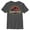 Charcoal Heather, variant on Boy's Jurassic Park T Rex Logo Graphic Tee Red Small