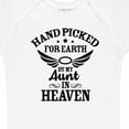 thumbnail image 4 of Inktastic Handpicked for Earth by My Aunt in Heaven with Angel Wings Boys or Girls Baby Bodysuit, 4 of 5