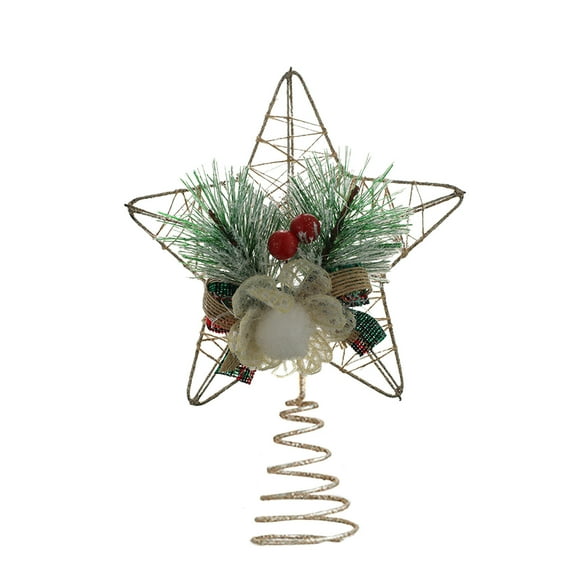 Cheapark Christmas Tree Top Lighted Topper - Illuminated Design for Holiday Tree Peak, Festive Decor to Enhance Xmas Tree Decoration & Home Holiday Vibe