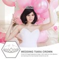 thumbnail image 4 of Weiweiguan Exquisite Women Crown Wedding Crown Headdress Rhinestone Bride Tiara Decor, 4 of 6