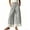 Black, variant on Teylalorva Women's Striped Lace Trim Wide Leg Pants, Summer Fall Drawstring Waist With Pocket Comfort Pants Yellow 2XL