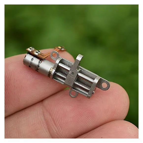 Ultra-Micro 5mm Stroke Linear Actuator Mini 5mm 2-Phase 4-Wire Precision Metal Gearbox Gear Stepper Motor