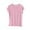 Baby Pink, variant on Tee Shirts Women Gift for Women Women's Casual Summer Round Neck Ruffle Sleeve Tunic Short Sleeve Blouse Flutter Sleeve Tops
