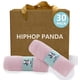 thumbnail image 1 of Paños de Lavado para Bebé HIPHOP PANDA Paquete de 30, 25x25 cm Rosa Suave, 1 of 8