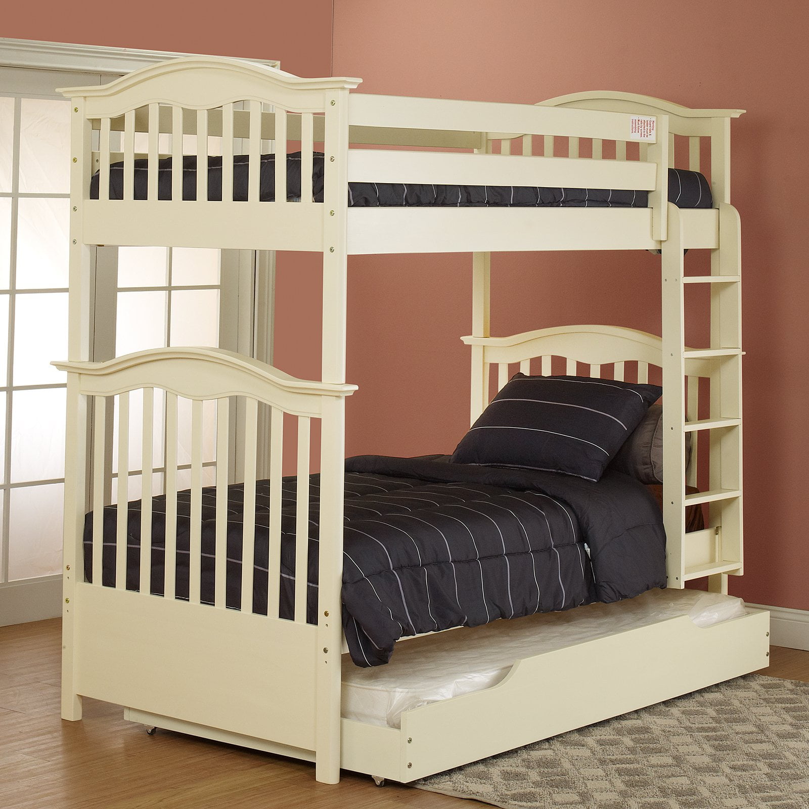 Orbelle Contemporary Twin over Twin Bunk Bed