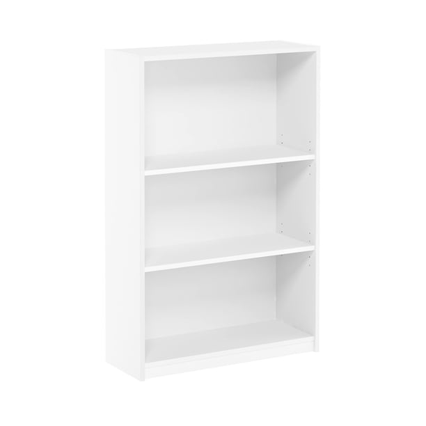 Librería Furinno JAYA Simple Home, estante ajustable de 3 niveles, blanco Furinno Ver descripción