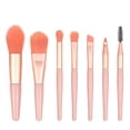 thumbnail image 1 of Juego de brochas de maquillaje HUOGUO, 7 piezas: sombra de ojos, brocha para polvos sueltos, 1 of 5