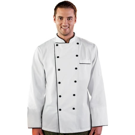New Chefs Coat - Five Star Chef Apparel Unisex Executive Chef Jacket